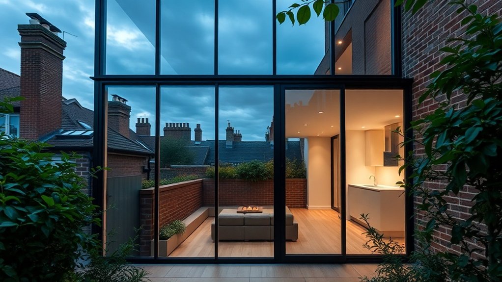 Glass Extension Walls Peckham